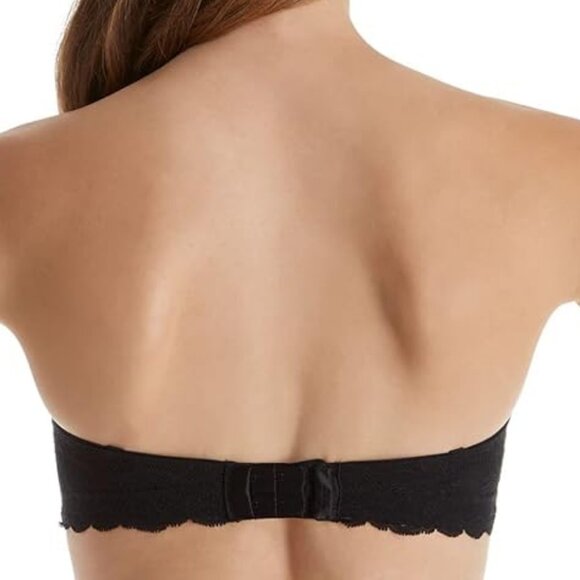 NWT Calvin Klein Women's Seduction Comfort Lace Strapless Lift Bra, Black, 30D - Picture 2 of 10